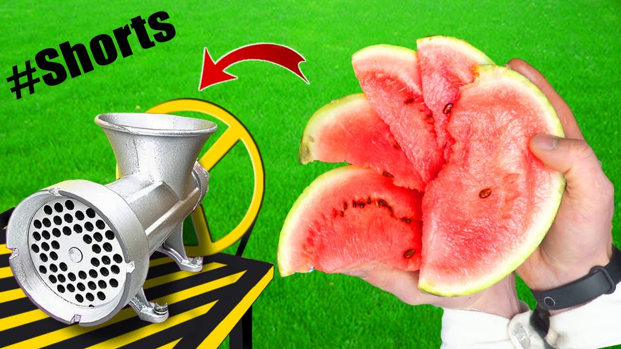EXPERIMENT Watermelon VS Meat grinder 