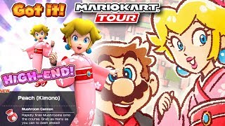 PINK KIMONO PEACH DRIVER KABUKI DASHER UNLOCKED FREE 45 RUBIES TOKYO PIPE DRAWS 【 马里奥赛车 マリオカートツアー 】