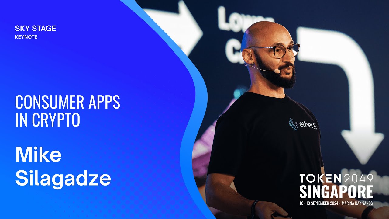 Mike Silagadze - Consumer Apps in Crypto - TOKEN2049 Singapore 2024