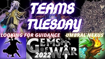 Gems of War 4 TEAMS World Event Faction | Umbral Nexus Teams & Looking for Guidance Teams