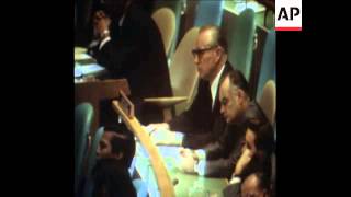 SYND 22-10-71 UNITED NATIONS BUSH APOLOGIES FOR SHOOTING INCIDENT