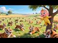 Boom Boom Tiger Farm | Fun Animal Farm Song for Kids | Beep Beep Nursery Rhyme Adventure