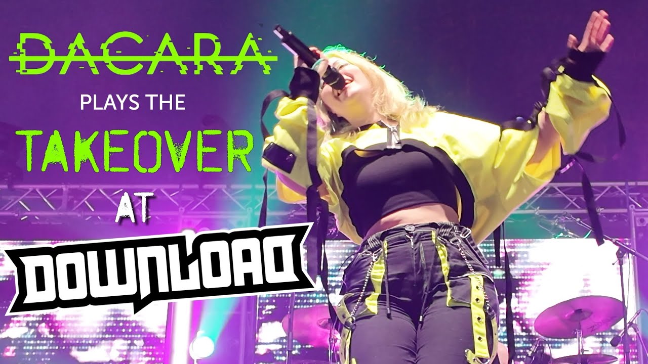 DACARA paints Download GREEN after playing the Takeover!