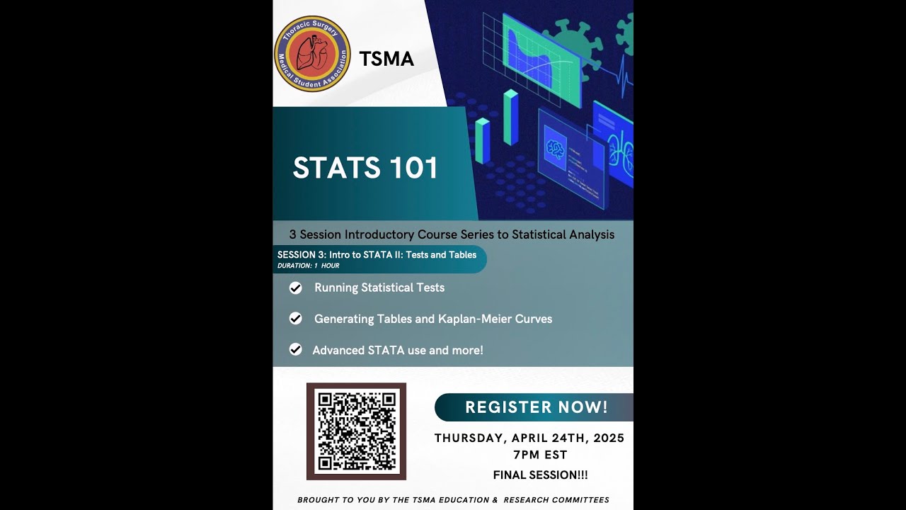 TSMA's STATS101 Session #3 - YouTube
