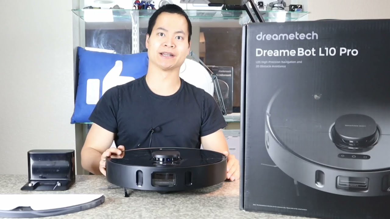 Buy Dreame L10 Pro Robot Vacuum Cleaner Black