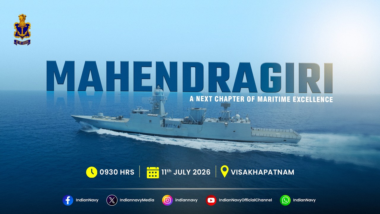 Commisioning Ceremony of INS Mahendragiri