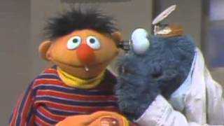 Classic Sesame Street Cookie Monster As A Doctor