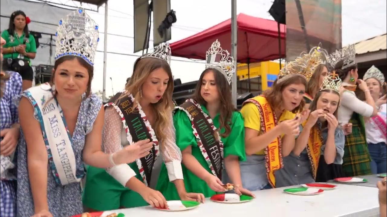 Tickfaw 2023 Italian Festival Pizza Eating Contest of Louisiana