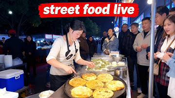 🔴Live｜Delicious Street Food｜Scallion Pancake