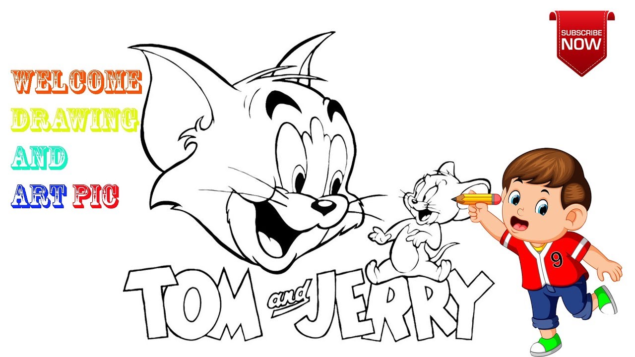 HOW TO DRAW TOM CHERRY EASILY LEARN TO DRAW CARTOON TOM CHERRY