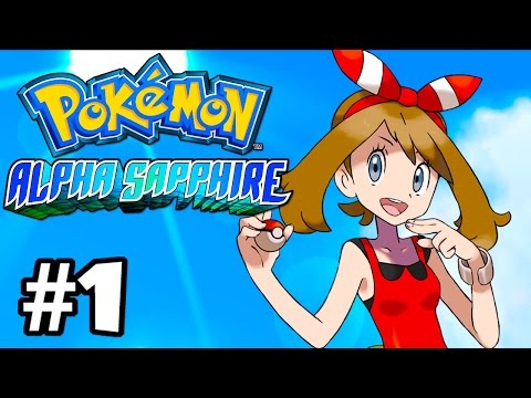 Pokemon Alpha Sapphire 3DS Läpipeluu Osa 1 Heppatyttö!