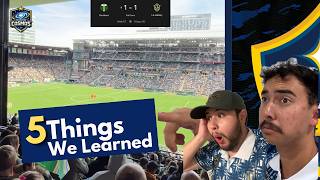 Should we worry? Galaxy 1-1 Timbers // 5 Things Learned