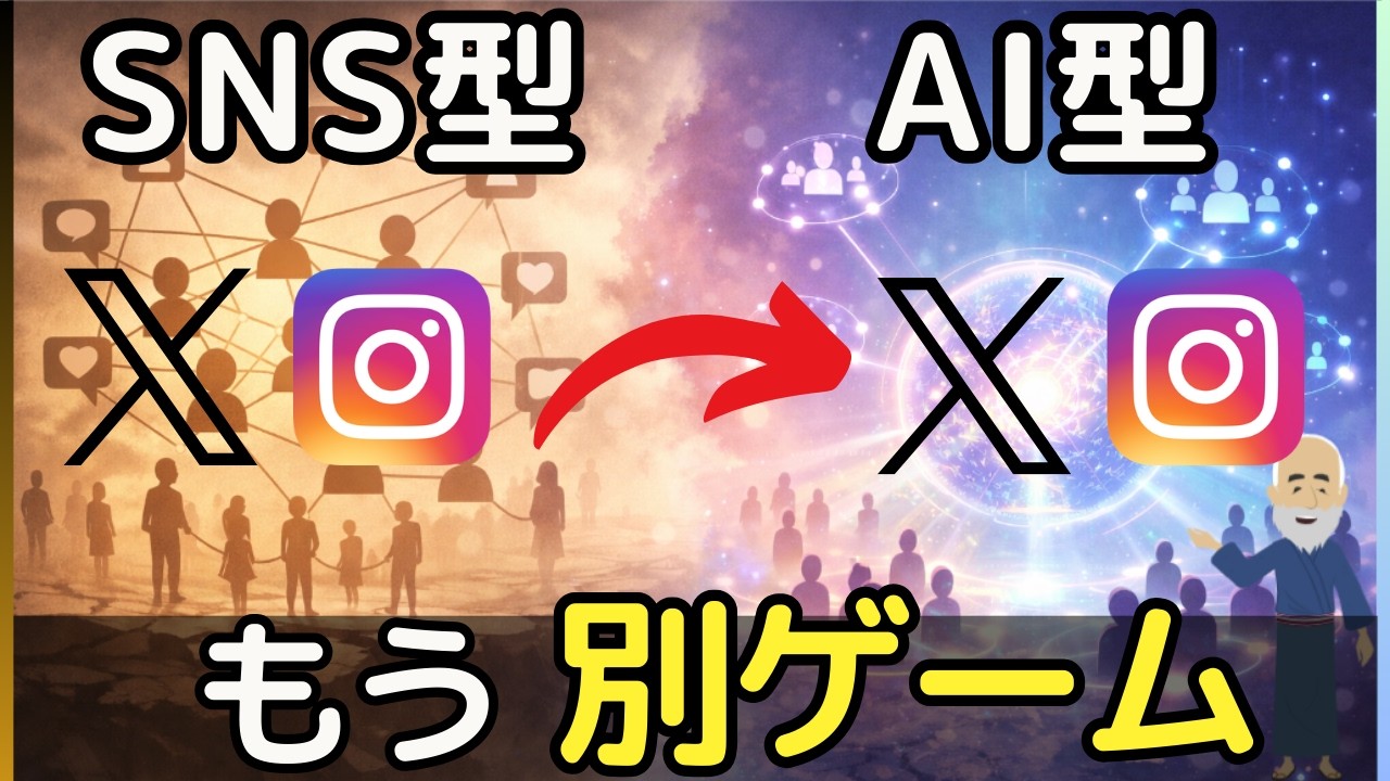 【2026年】Xとインスタのアルゴリズムが激変｜SNS型からAI型へ