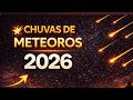 Datas das Chuvas de Meteoros 2026 🌠