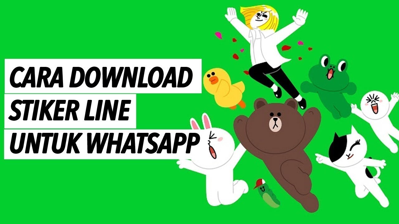  Cara  Menggunakan Stiker  LINE  di Aplikasi WhatsApp YouTube