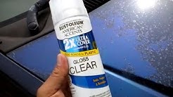 E27 $4 Clear Coat Repair Fail - Minimalist Living In A Van Dweller Vanlife 