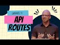 How to install api routes in a new laravel 11 app