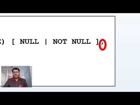 Create table DDL command - YouTube