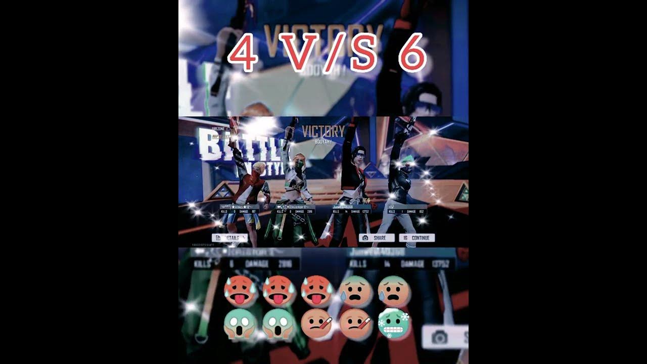4 vs 6🥶🥶🥶🥶😱😱😱😱🤯🤯🤯🤯😰😰😰😰 - YouTube