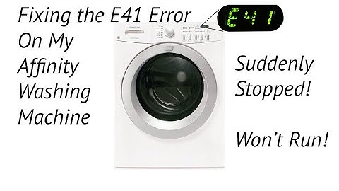 Fixing My Affinity Washer: Stopped Suddenly; Won