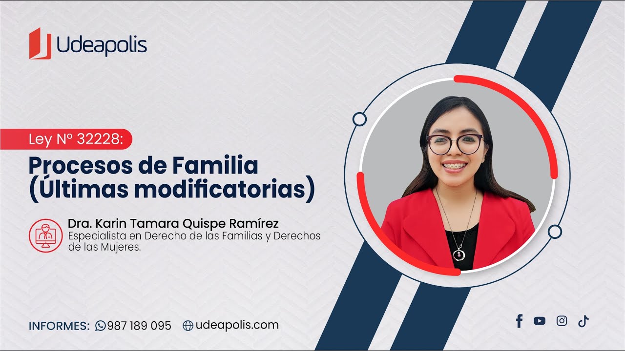 Procesos de Familia (Últimas modificatorias) | Karin Tamara Quispe Ramirez
