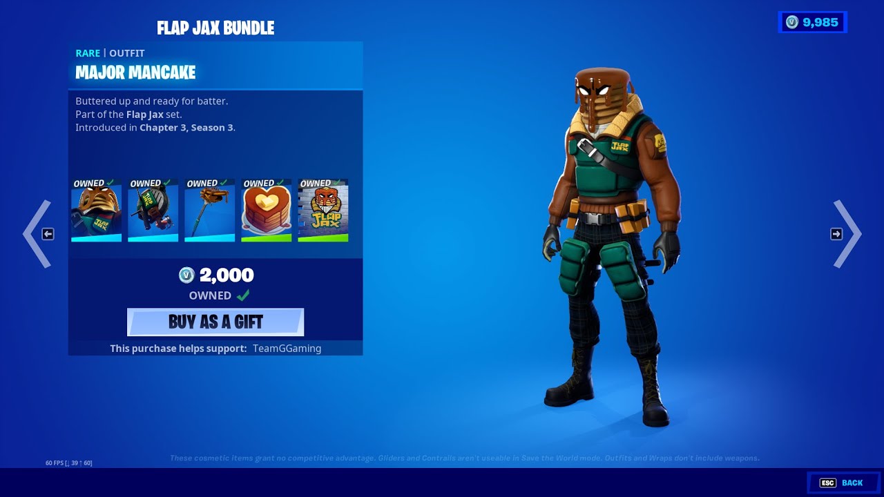 Fortnite Item Shop 8/9/2022 NEW(?) MAJOR MANCAKE SET YouTube