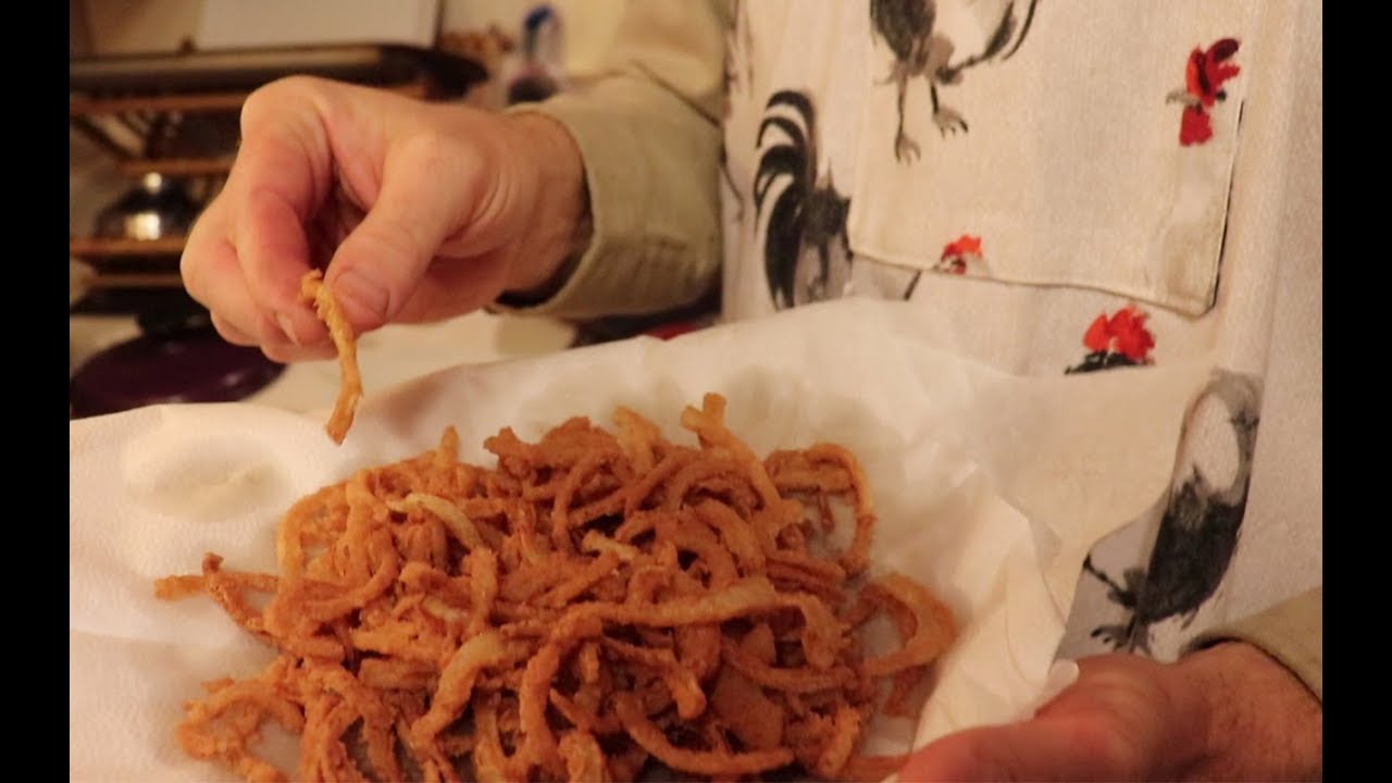 French Fried Onions (Super Crispy) - Cooked by Julie