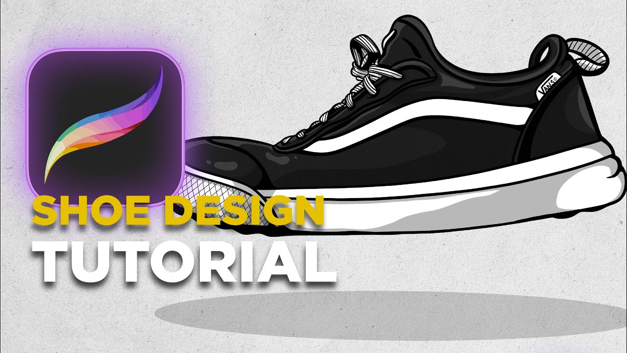 PROCREATE Shoe Design Tutorial - YouTube