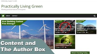 Content and the Author Bio - Building a Better Blog Part 6