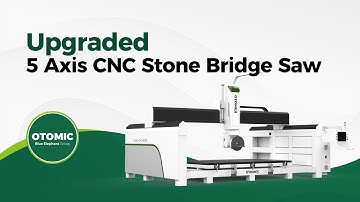 2023 Upgraded 5 Axis CNC Stone Bridge Saw with Camera for Carving Granite