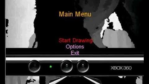 3D Drawing in XNA Game Studio with Kinect (BSc)