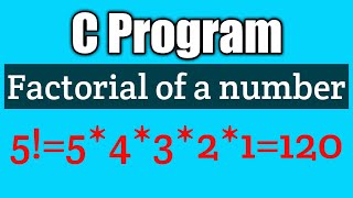 Write a program to find the factorial of a given number | Vision Academy