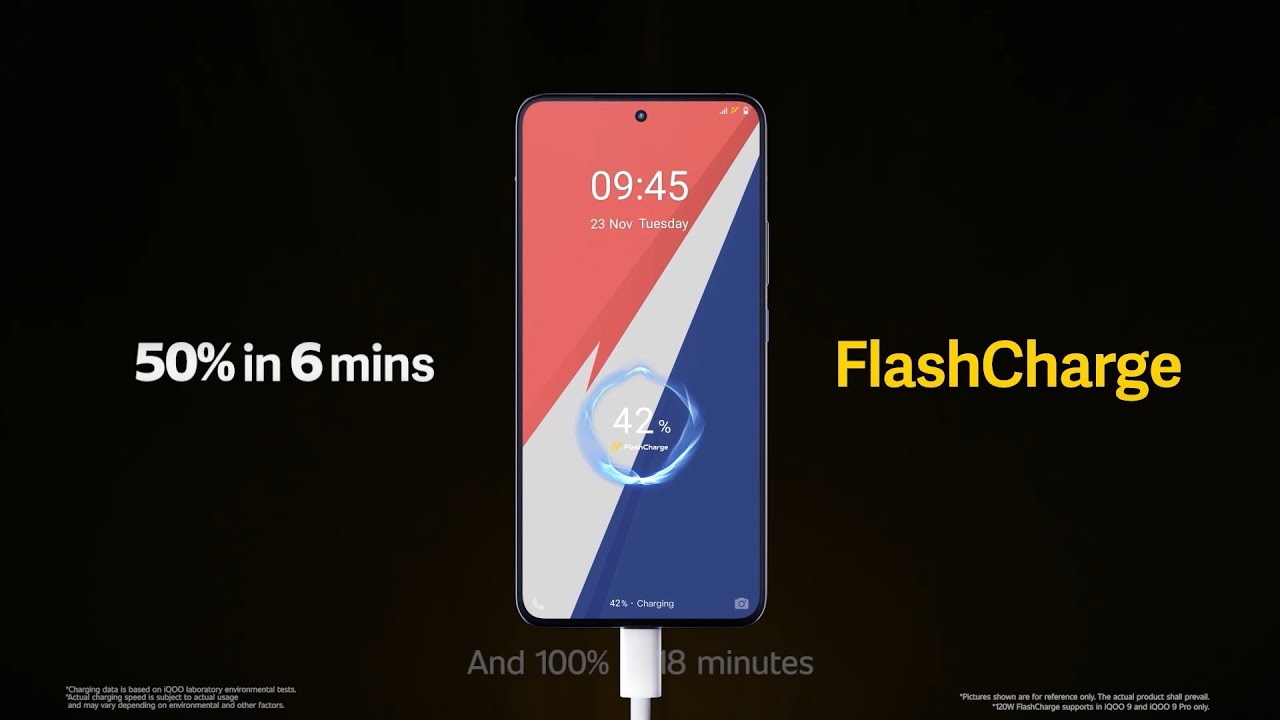 iQOO 9 Series | 120W FlashCharge
