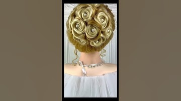 Kiểu Búi Tóc Cao Sang Trọng Dành Cho Bà Sui - Cô Dâu #shorts .125 #ngọcuyênn #tếttóc #búitóc