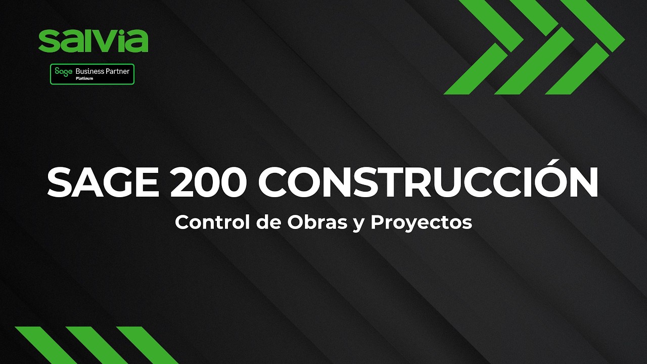 SAGE 200 CONSTRUCCIÓN | Control de Obras y Proyectos