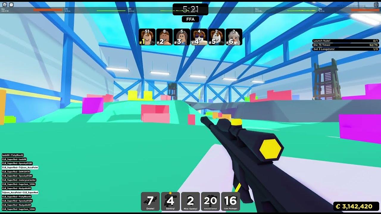 Roblox Big Paintball Player "CLB_SuperRed[SoilureTheBedWarsGod