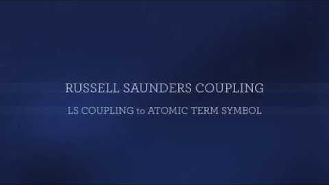 Russell Saunders Coupling