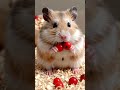 Hamster stuffing cheeks #shorts # viral