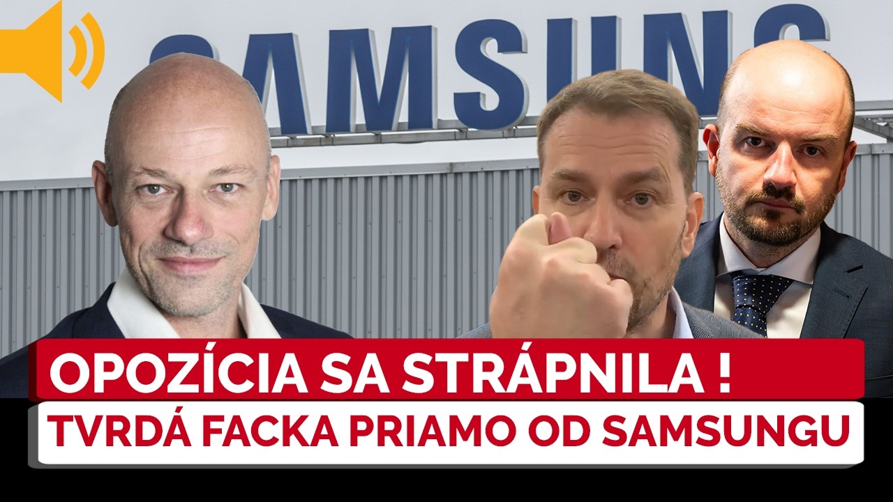 Daniš išiel do kolien z Matovičovej teórie odchodu Samsungu z Galanty. Dubéci to ešte zaklincoval