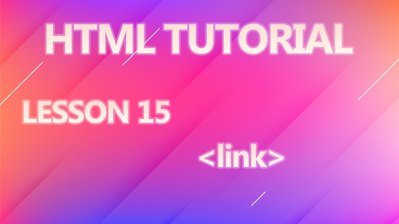 Html link tag Part - 15