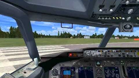 How to take off with Boeing 737-800 (FSX)