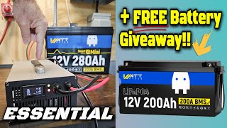 Why this BATTERY CHARGER is Essential - PLUS WattCycle 200Ah Battery Giveaway!!