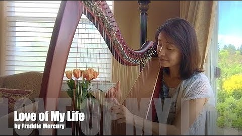 Love of My Life by Queen (Thormahlen Serenade Harp 432hz) + Sheet Music