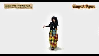 Gerak Tari Pattennung - Andi Nurhani Sapada (Tampak Depan)