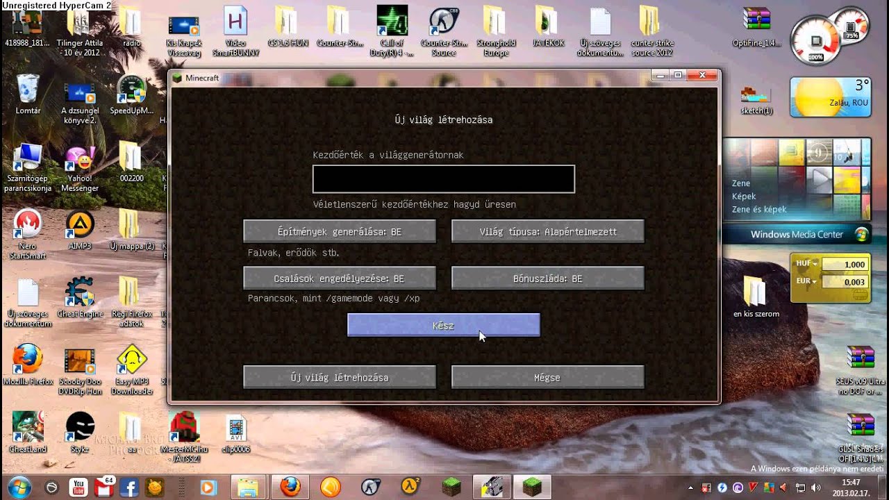 Minecraft hack letoltese.MAGYARUL!! - YouTube