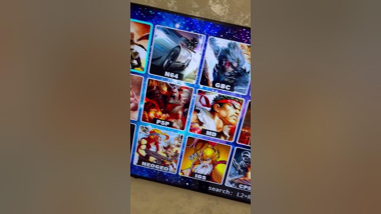 GameBox 8K игровая приставка+Android TV. 10000 игр от Sega, PS1 ...