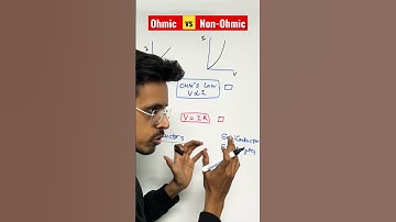 Ohmic vs non ohmic devices #ohmslaw #physics #vivaquestions #class12physics
