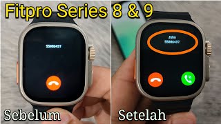 Cara Menyimpan Nama Kontak di Buku Telepon Fitpro Smartwatch? | Jam T800 T900 S8 S9 Ultra etc