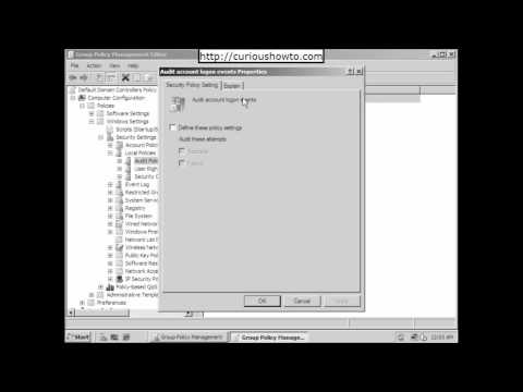 Enable Audit Account Logon Events and Audit Object Access