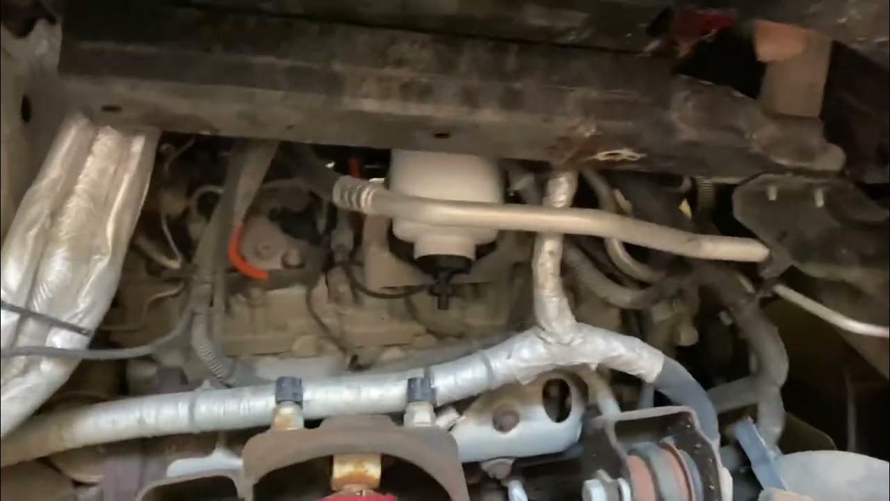 Chevy duramax 6 6l fuel filter location and how to remove bleed system